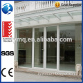 aluminum frame outward opening french Door with fixed panes
